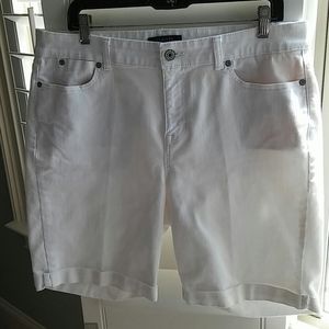 Talbots Simply Flattering Cuffed Bermuda Shorts